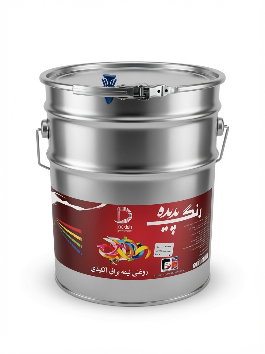 رنگ سفید نیمه براق پدیده حلب (بیست کیلویی)
