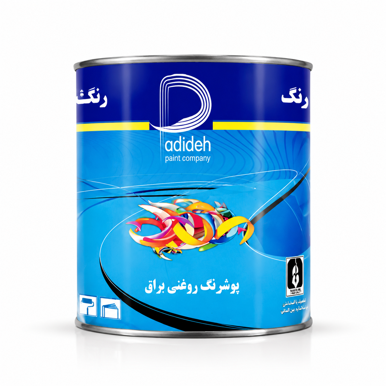 رنگ روغنی سفید براق پدیده ۱ کیلو