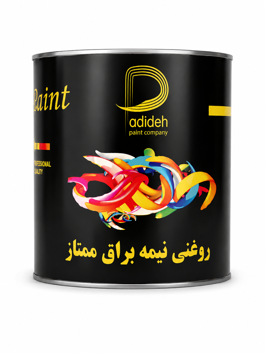 رنگ روغنی سفید نیمه براق میبازه گالن (4 کیلویی)پدیده